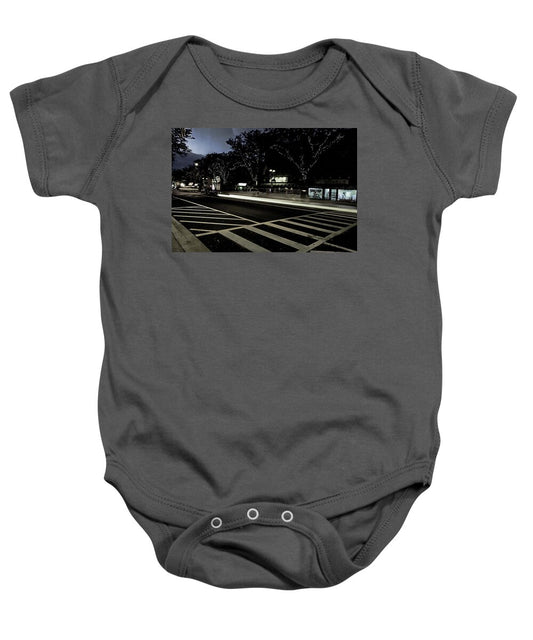 Summer Light Trail In An Antioch Evening - Baby Onesie