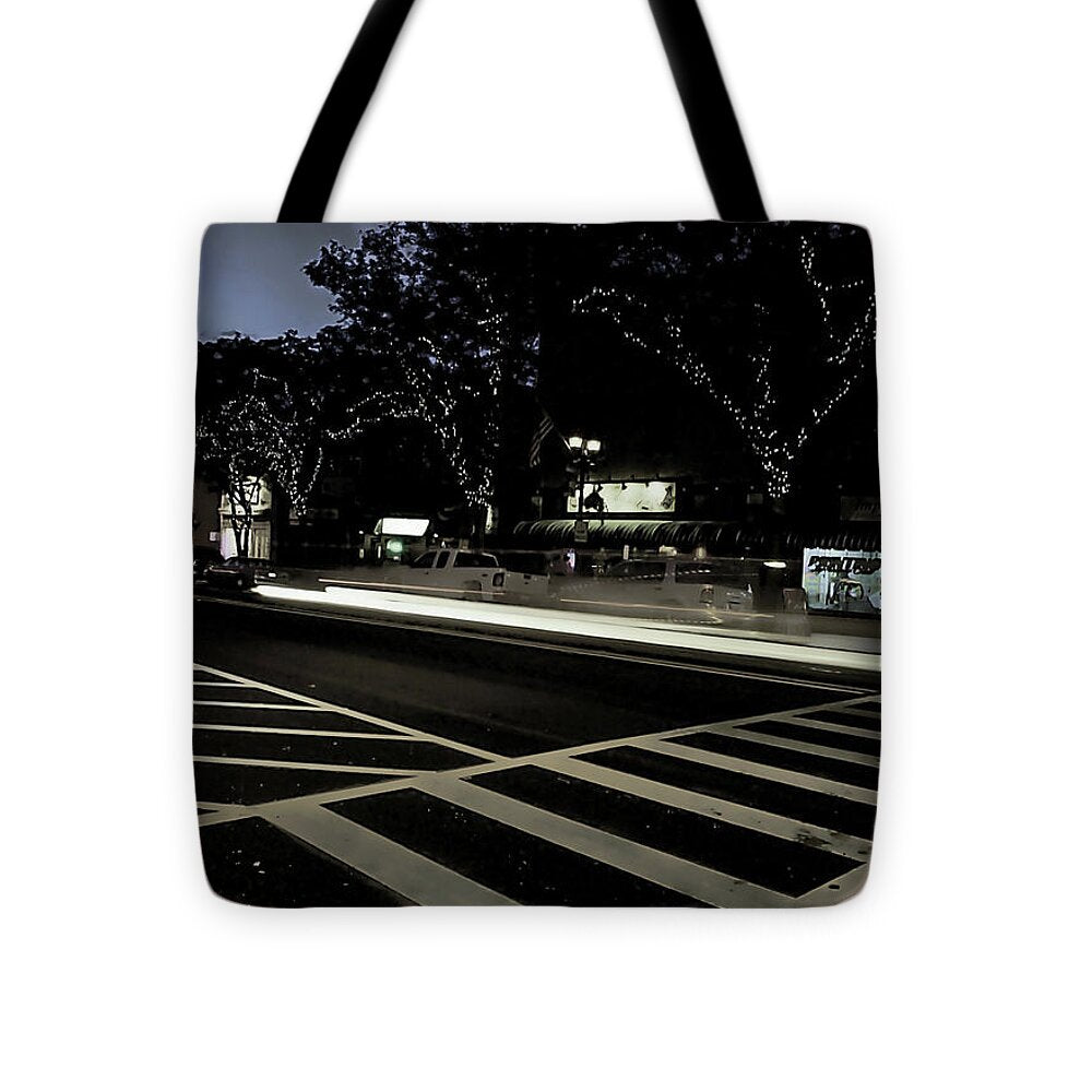 Summer Light Trail In An Antioch Evening - Tote Bag