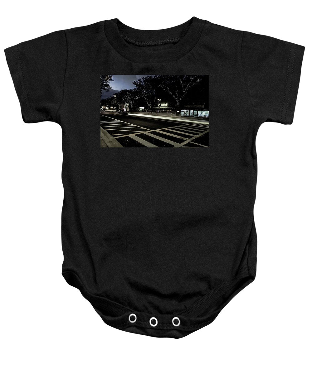 Summer Light Trail In An Antioch Evening - Baby Onesie