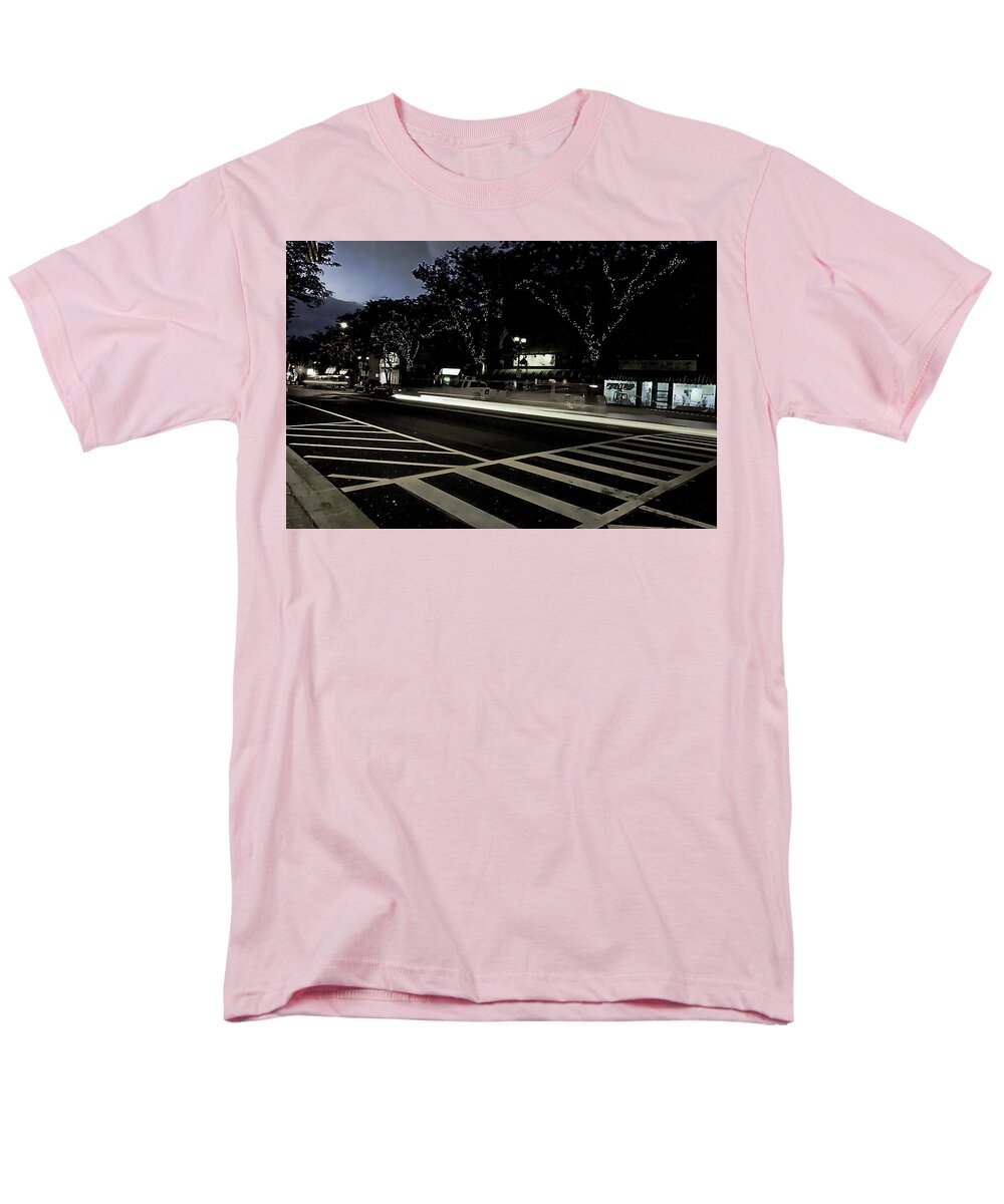 Summer Light Trail In An Antioch Evening - Men's T-Shirt  (Regular Fit)