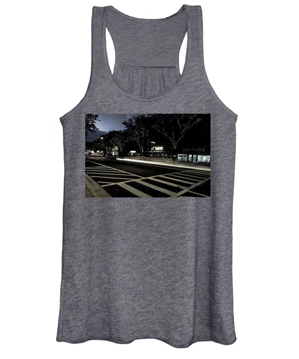 Summer Light Trail In An Antioch Evening - Women's Tank Top