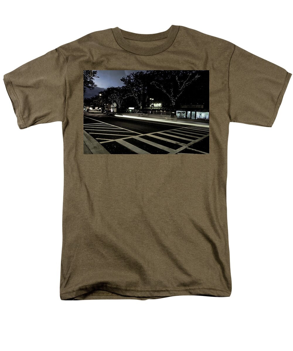 Summer Light Trail In An Antioch Evening - Men's T-Shirt  (Regular Fit)