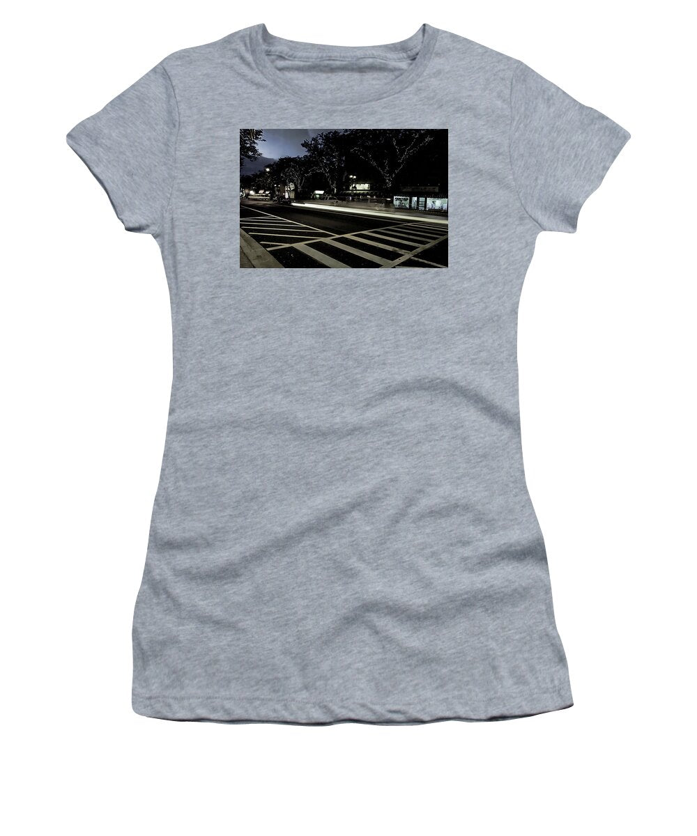 Summer Light Trail In An Antioch Evening - Women's T-Shirt