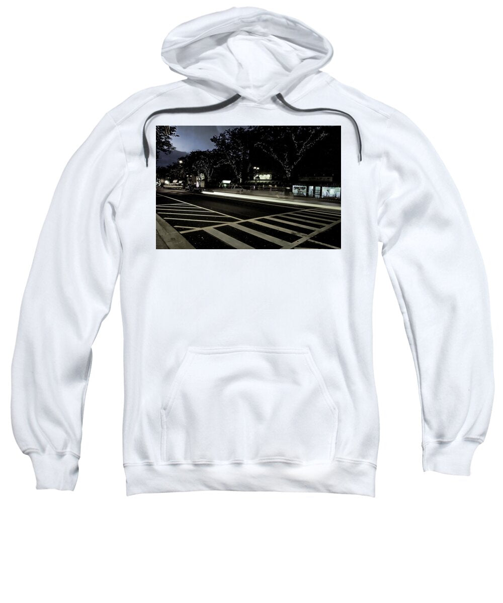 Summer Light Trail In An Antioch Evening - Sweatshirt