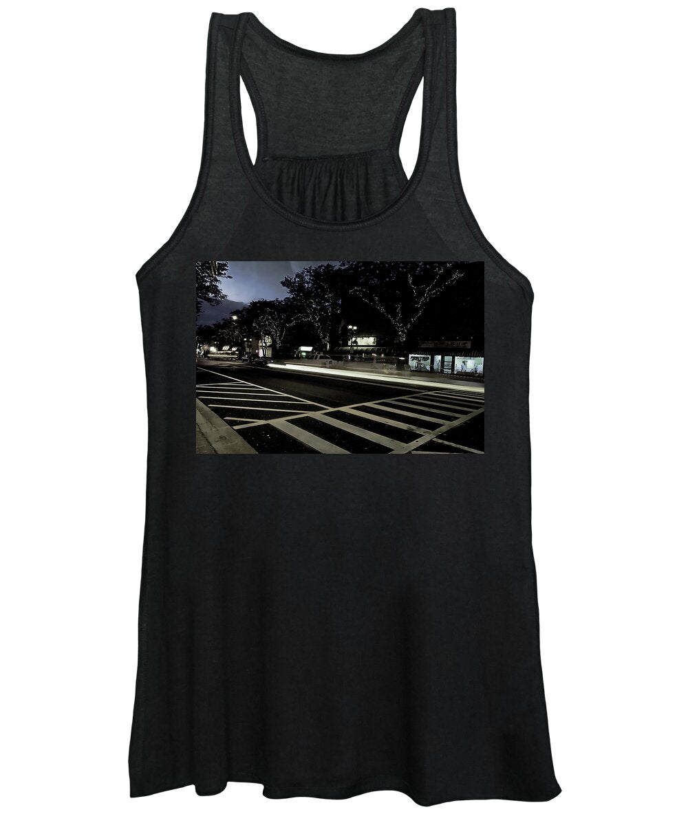 Summer Light Trail In An Antioch Evening - Women's Tank Top