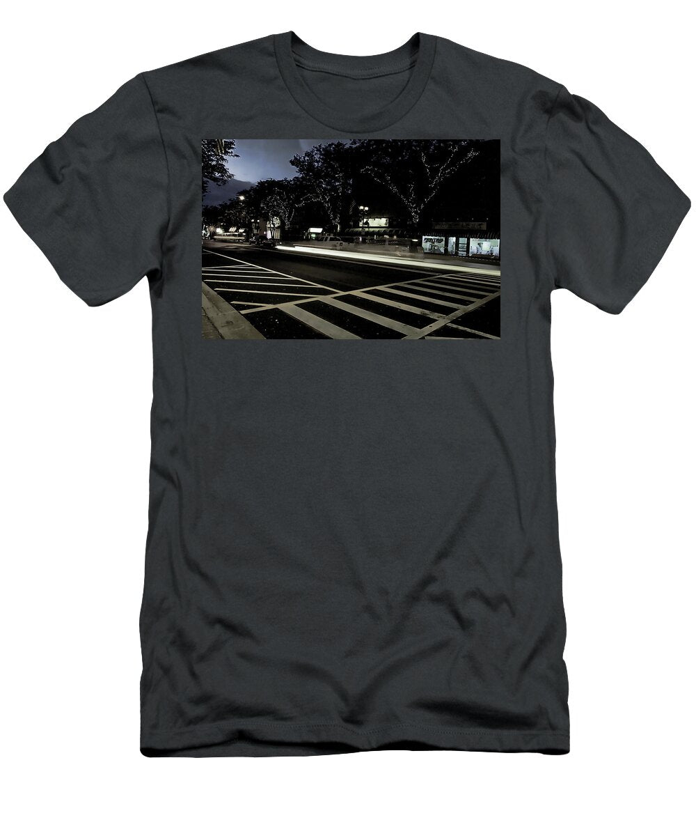 Summer Light Trail In An Antioch Evening - T-Shirt