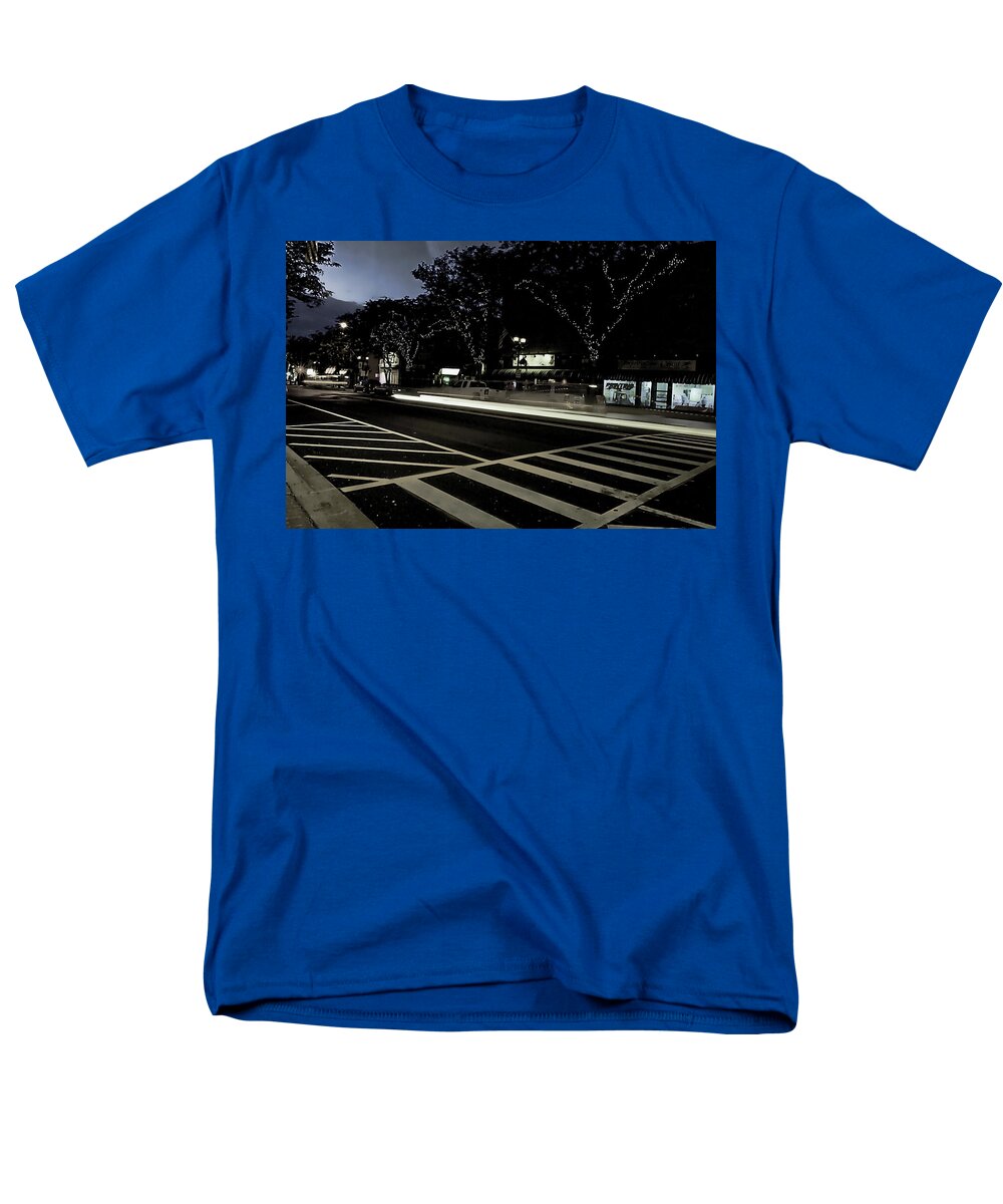 Summer Light Trail In An Antioch Evening - Men's T-Shirt  (Regular Fit)