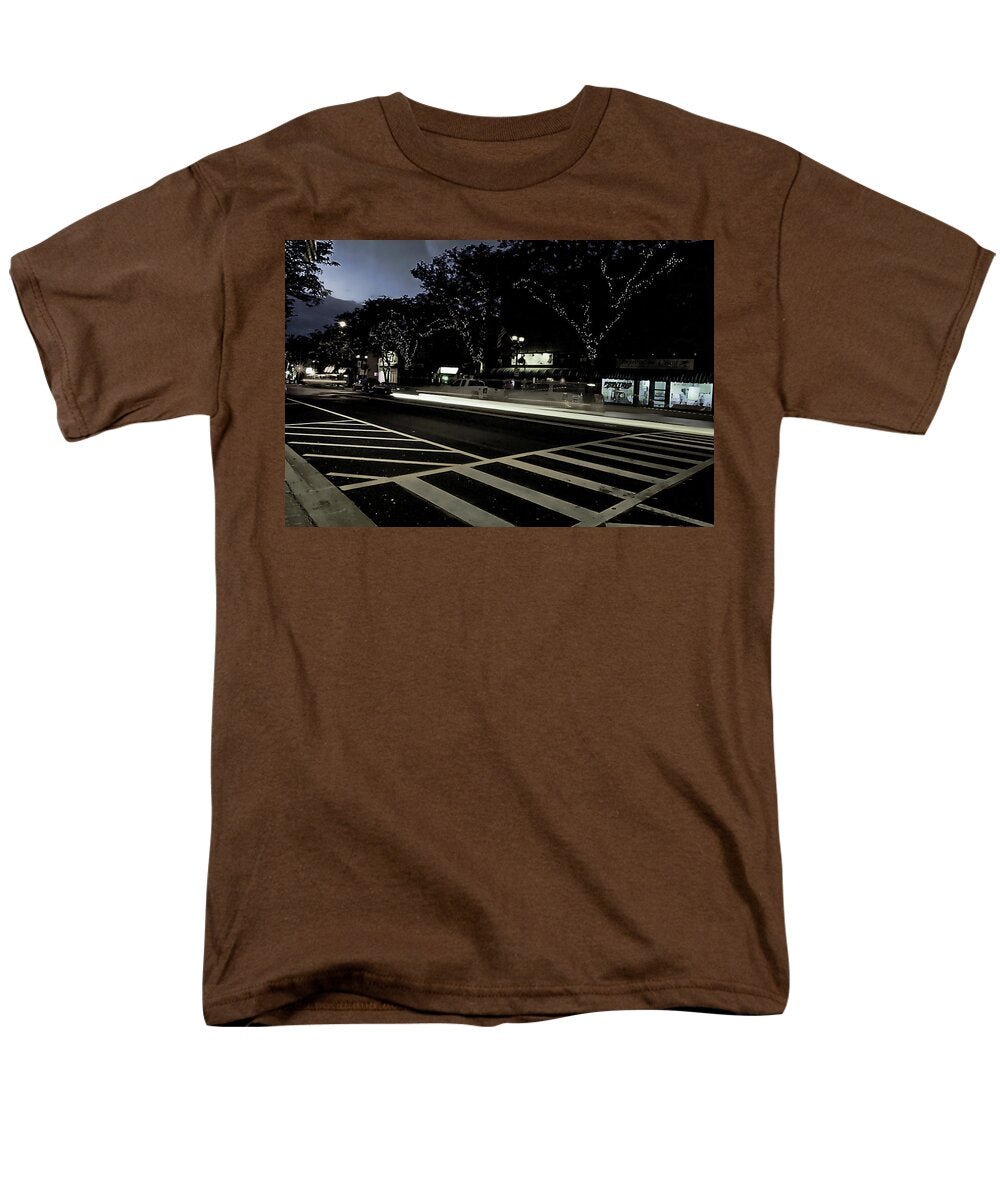 Summer Light Trail In An Antioch Evening - Men's T-Shirt  (Regular Fit)