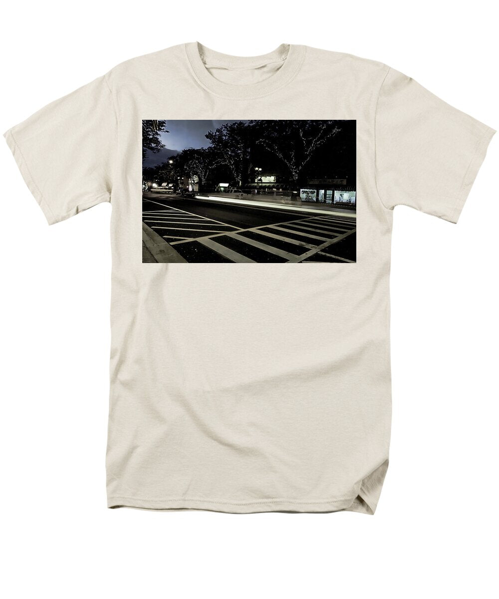 Summer Light Trail In An Antioch Evening - Men's T-Shirt  (Regular Fit)