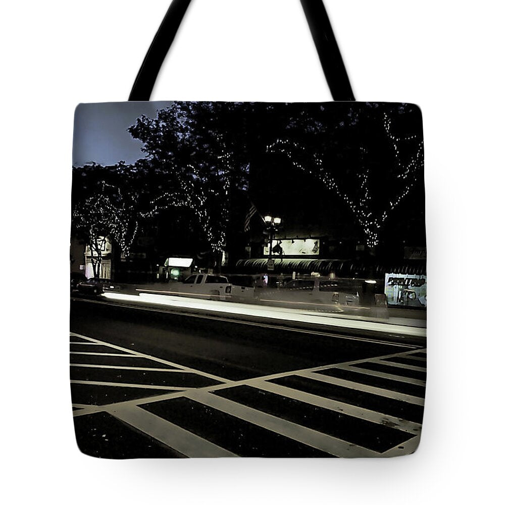 Summer Light Trail In An Antioch Evening - Tote Bag