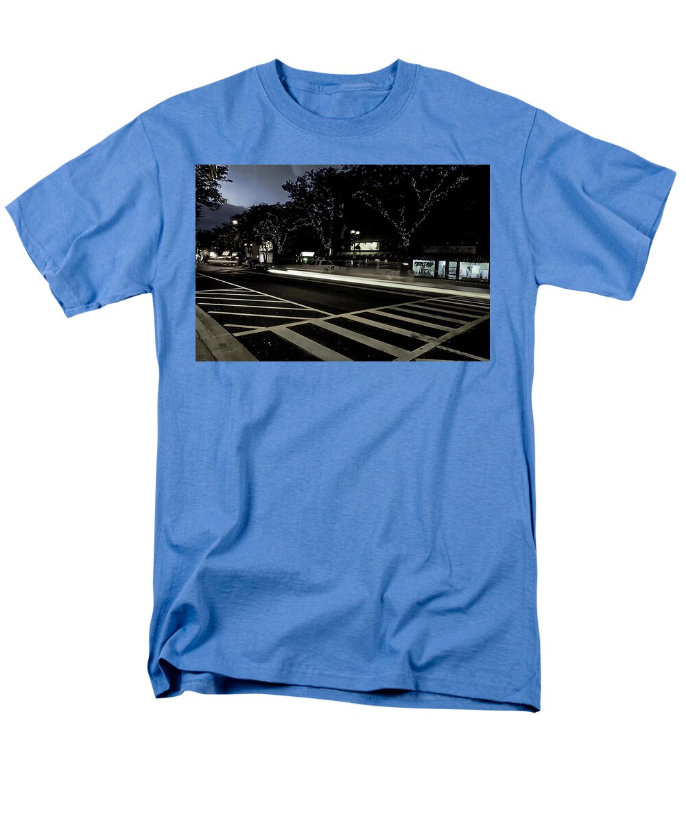 Summer Light Trail In An Antioch Evening - Men's T-Shirt  (Regular Fit)