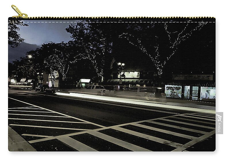 Summer Light Trail In An Antioch Evening - Zip Pouch