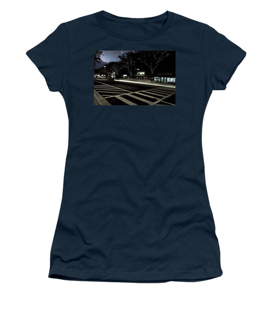 Summer Light Trail In An Antioch Evening - Women's T-Shirt