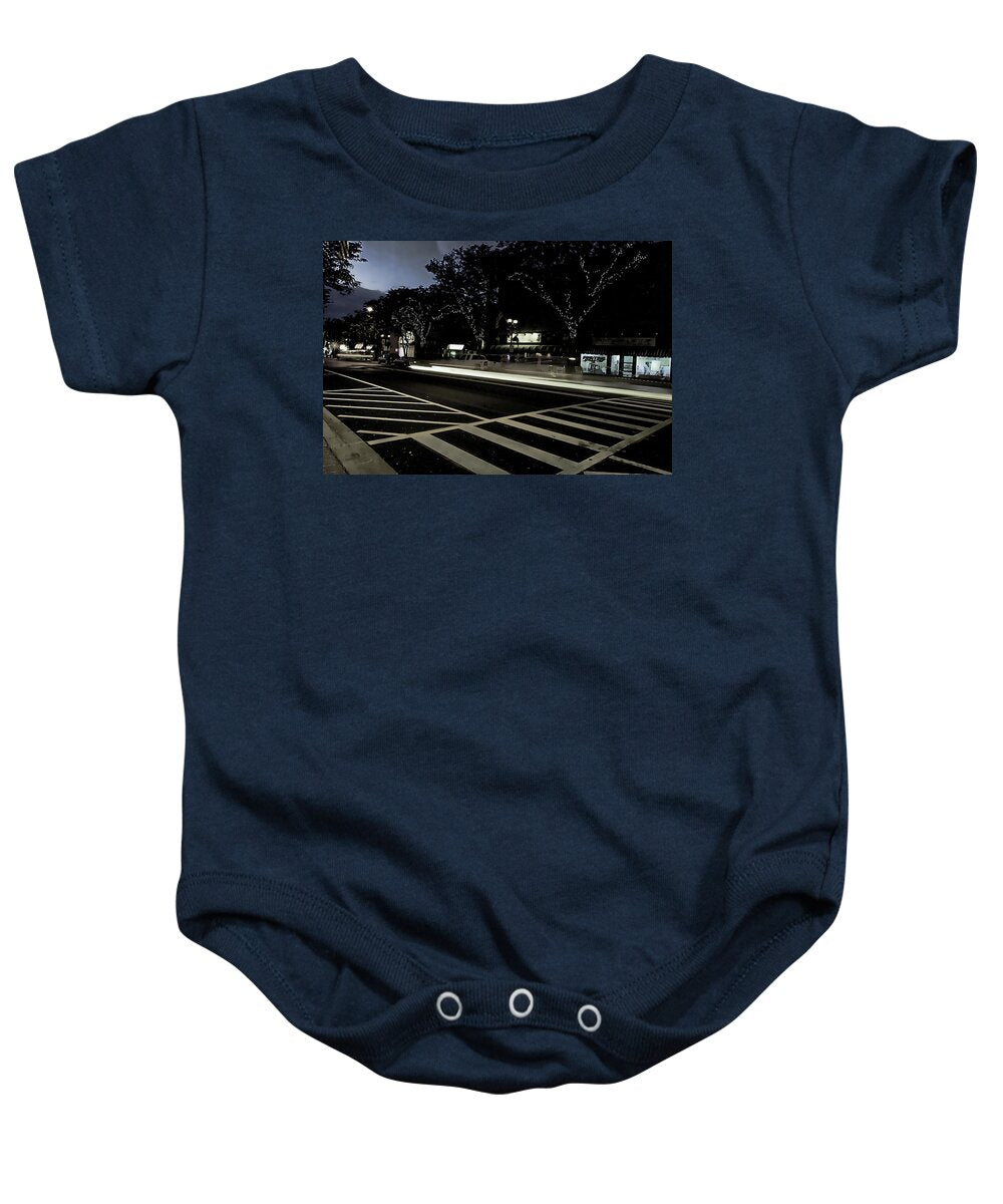 Summer Light Trail In An Antioch Evening - Baby Onesie