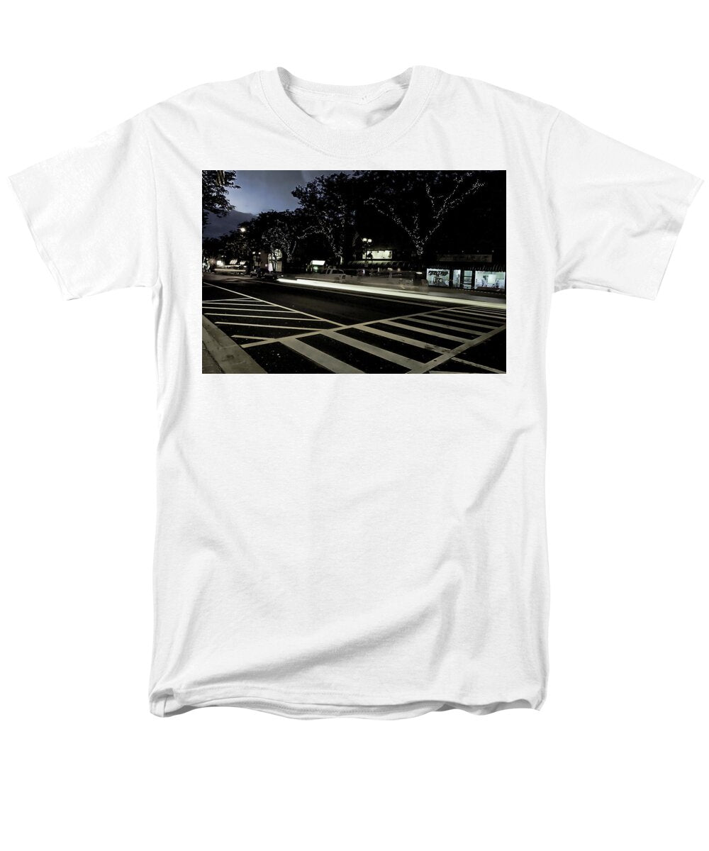 Summer Light Trail In An Antioch Evening - Men's T-Shirt  (Regular Fit)