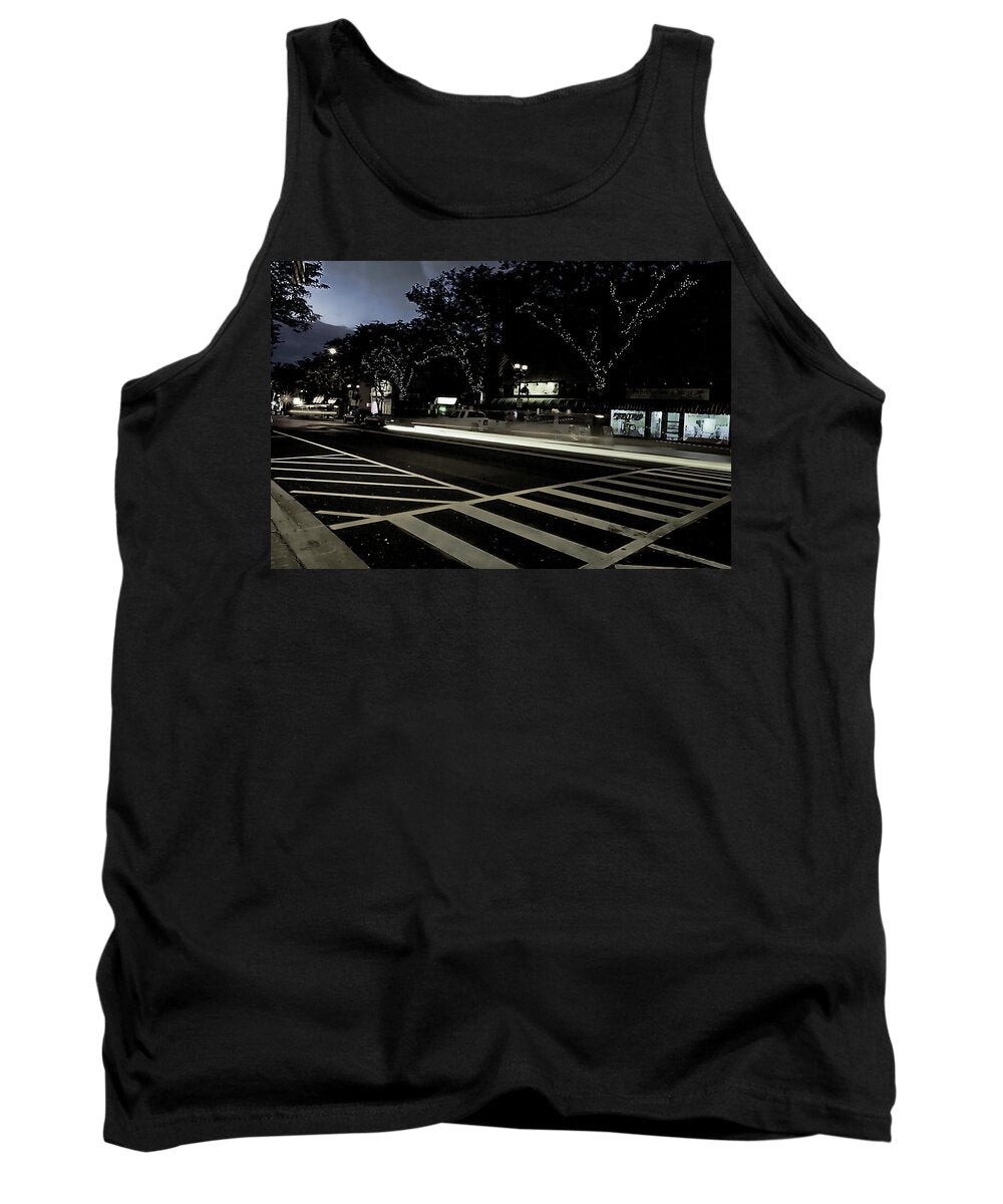 Summer Light Trail In An Antioch Evening - Tank Top