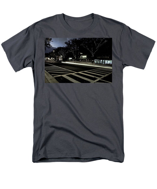 Summer Light Trail In An Antioch Evening - Men's T-Shirt  (Regular Fit)