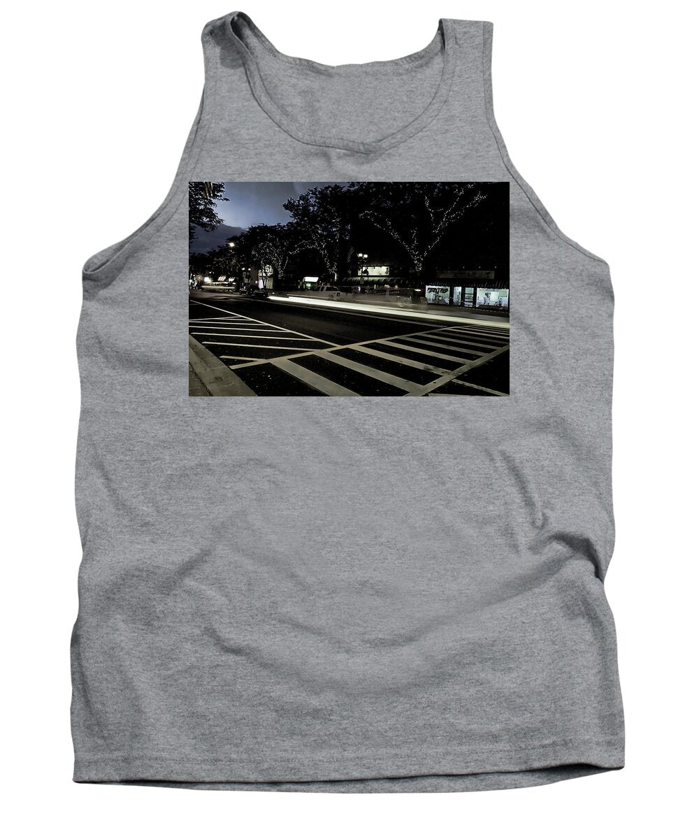 Summer Light Trail In An Antioch Evening - Tank Top