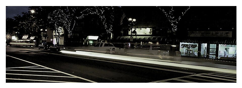 Summer Light Trail In An Antioch Evening - Yoga Mat