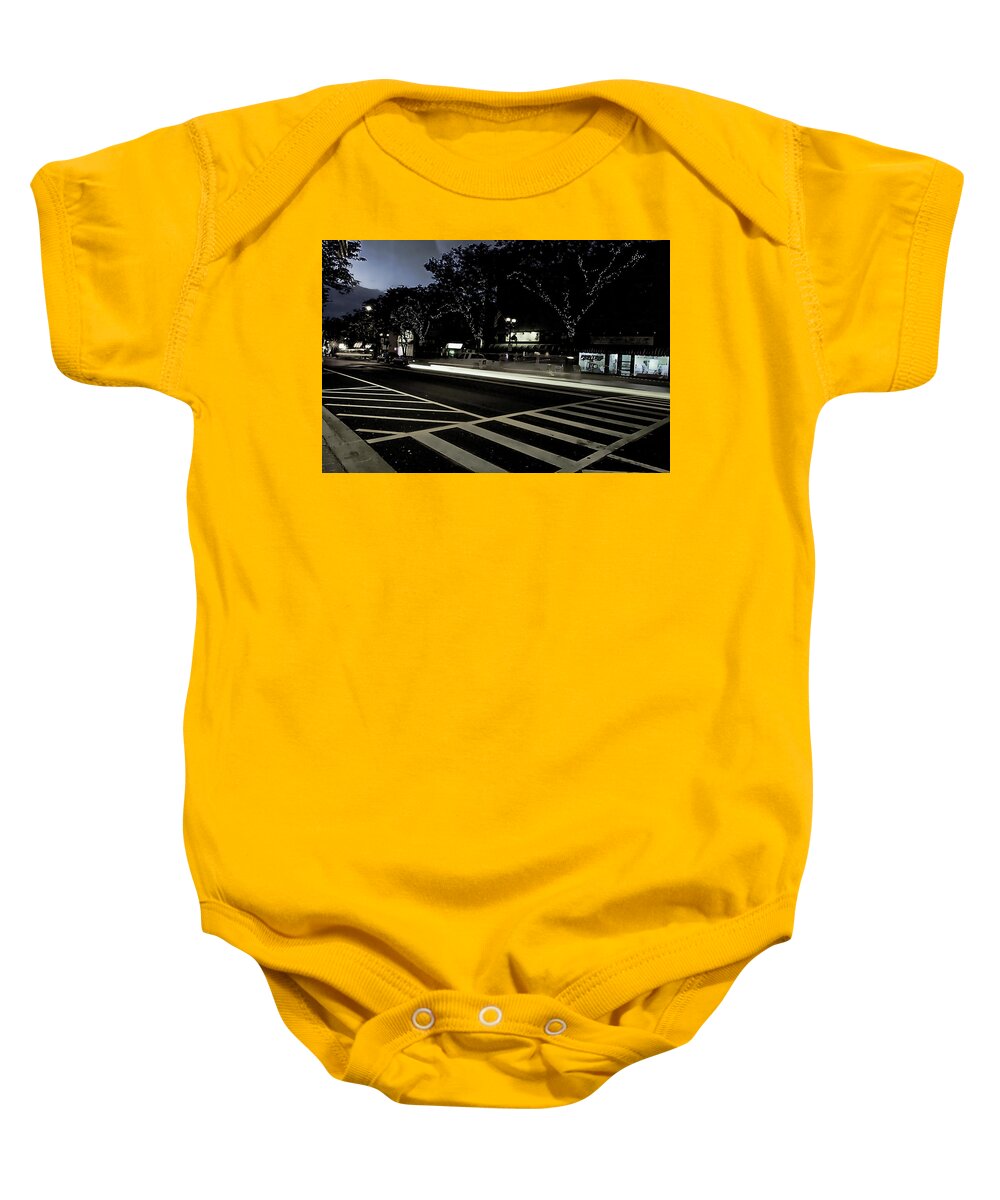 Summer Light Trail In An Antioch Evening - Baby Onesie