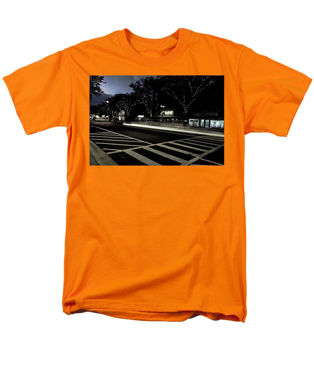 Summer Light Trail In An Antioch Evening - Men's T-Shirt  (Regular Fit)