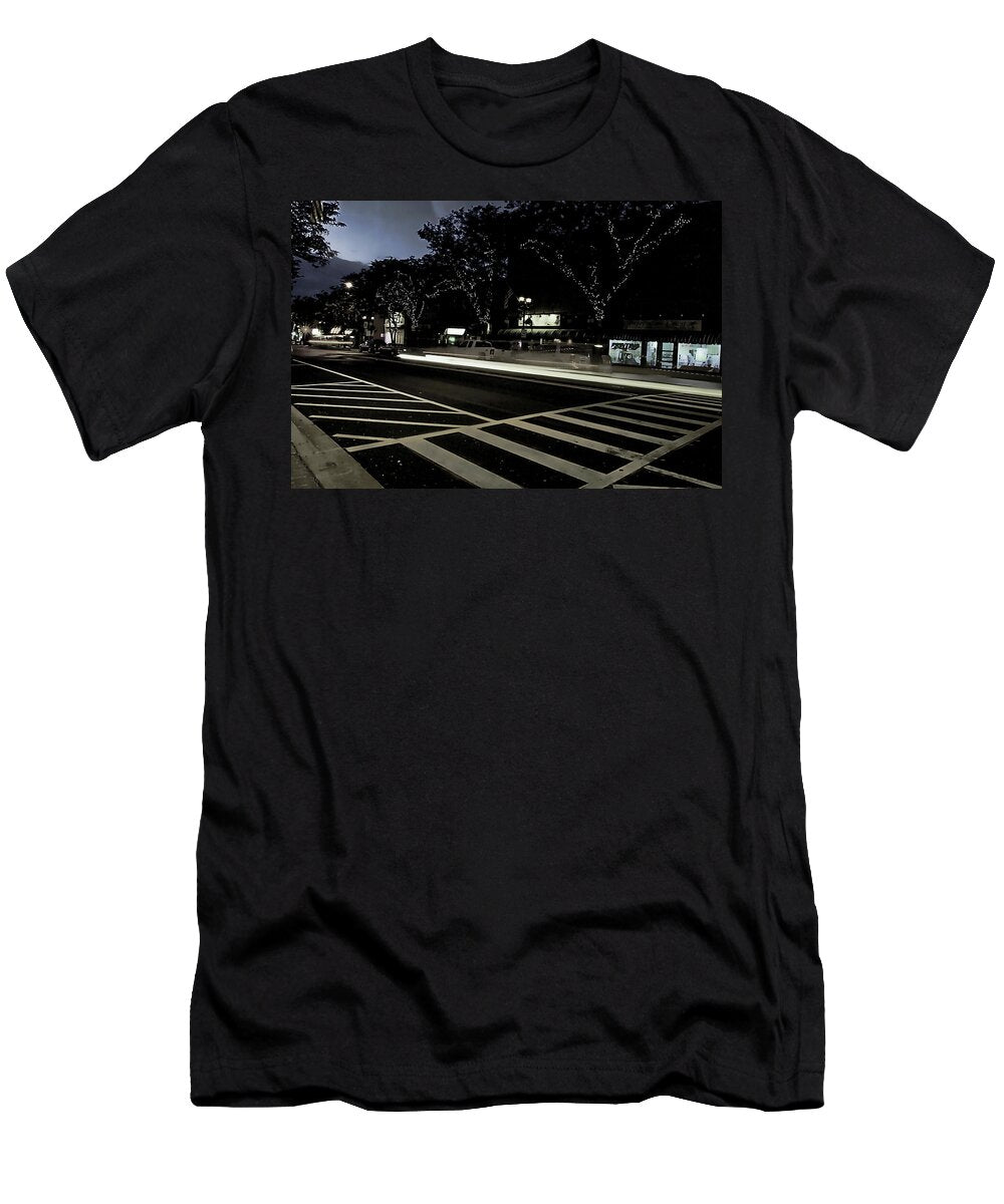 Summer Light Trail In An Antioch Evening - T-Shirt