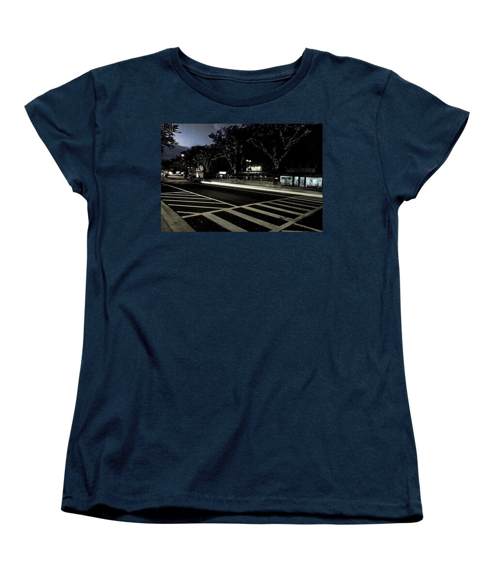 Summer Light Trail In An Antioch Evening - Women's T-Shirt (Standard Fit)