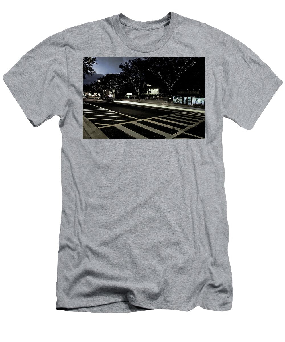 Summer Light Trail In An Antioch Evening - T-Shirt