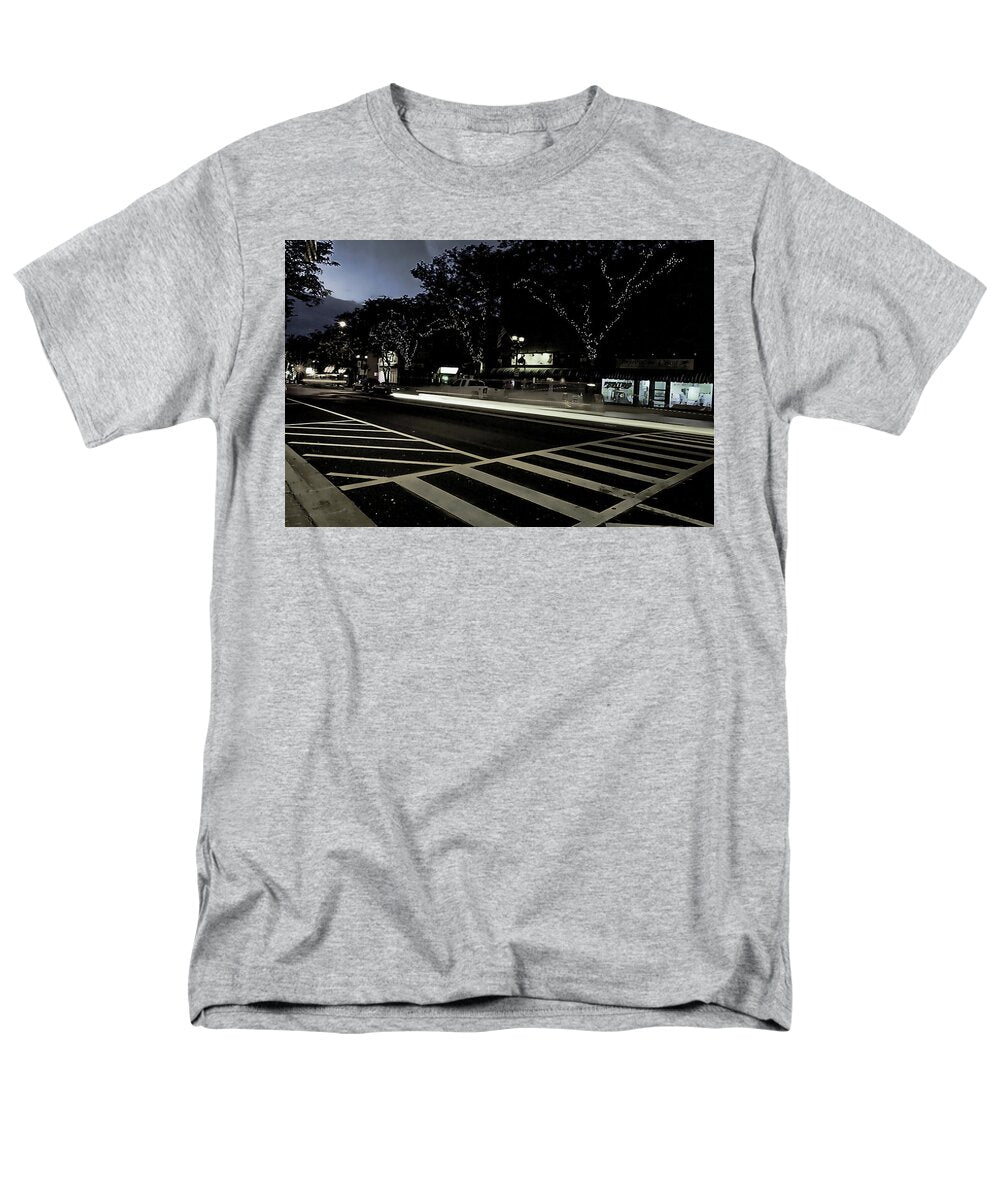 Summer Light Trail In An Antioch Evening - Men's T-Shirt  (Regular Fit)