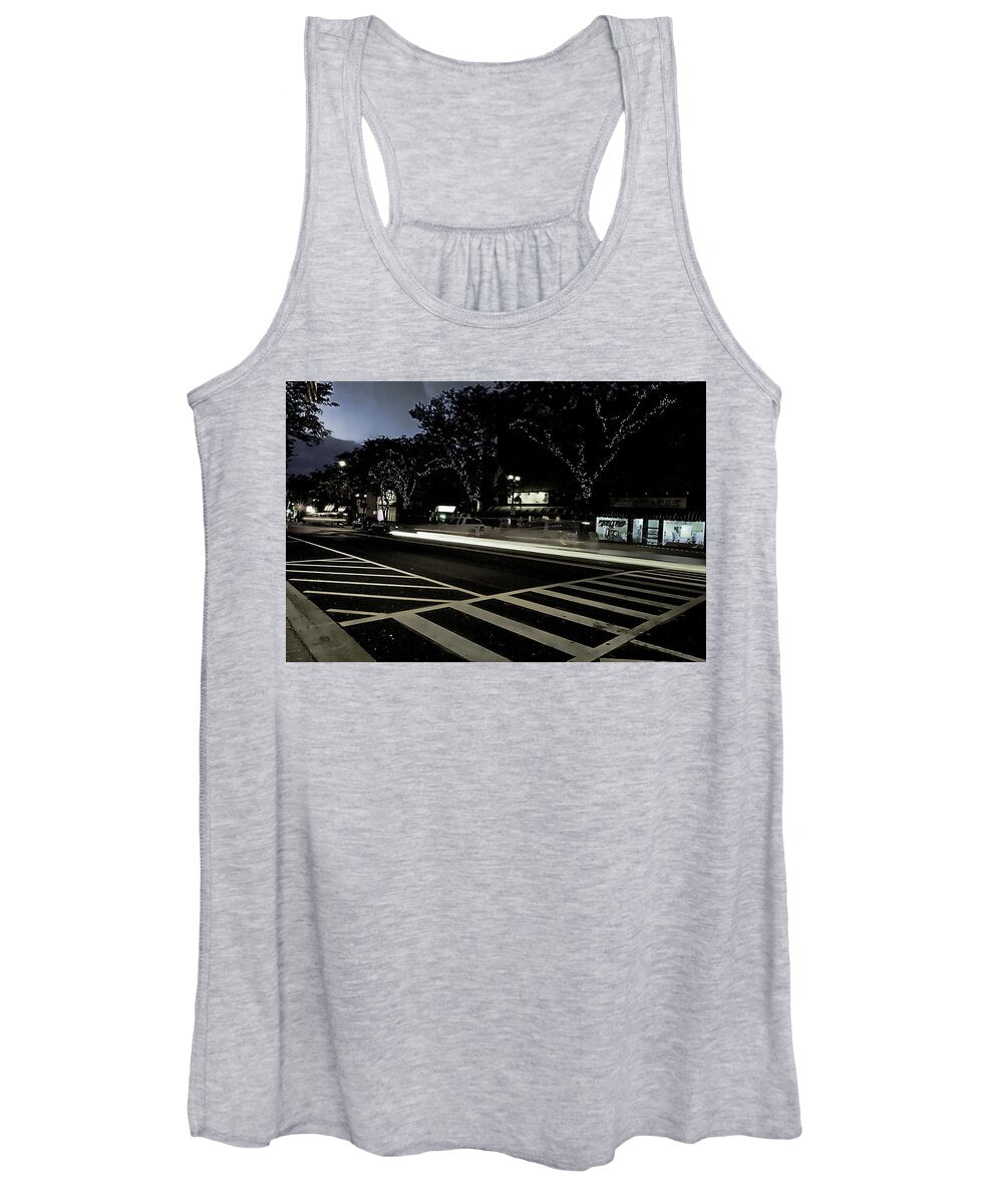 Summer Light Trail In An Antioch Evening - Women's Tank Top