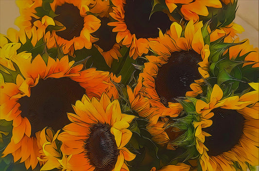 Sunflowers Digital Image Download