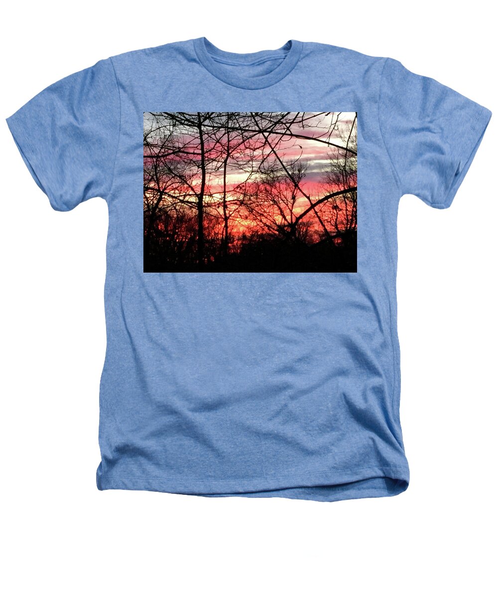 Sunset Through The Trees 2 - Heathers T-Shirt