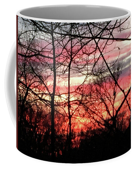 Sunset Through The Trees 2 - Mug