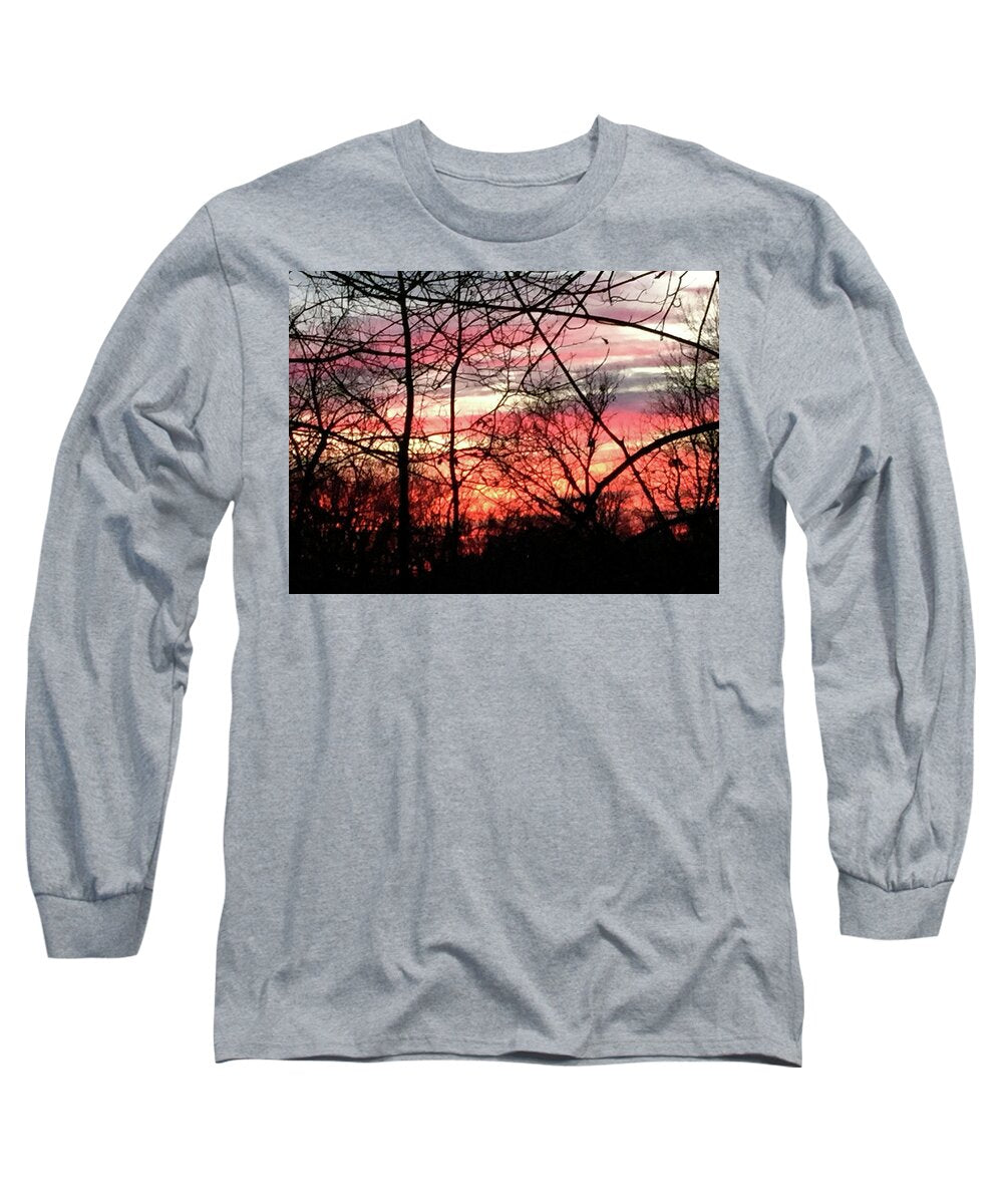 Sunset Through The Trees 2 - Long Sleeve T-Shirt