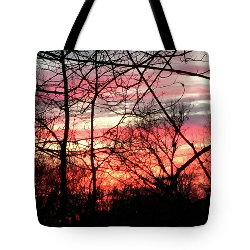 Sunset Through The Trees 2 - Tote Bag