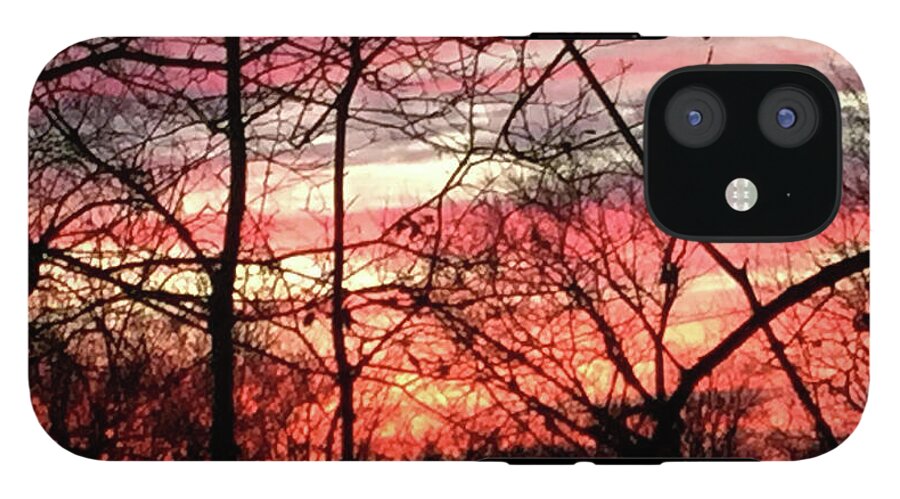 Sunset Through The Trees 2 - Phone Case