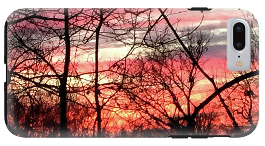 Sunset Through The Trees 2 - Phone Case