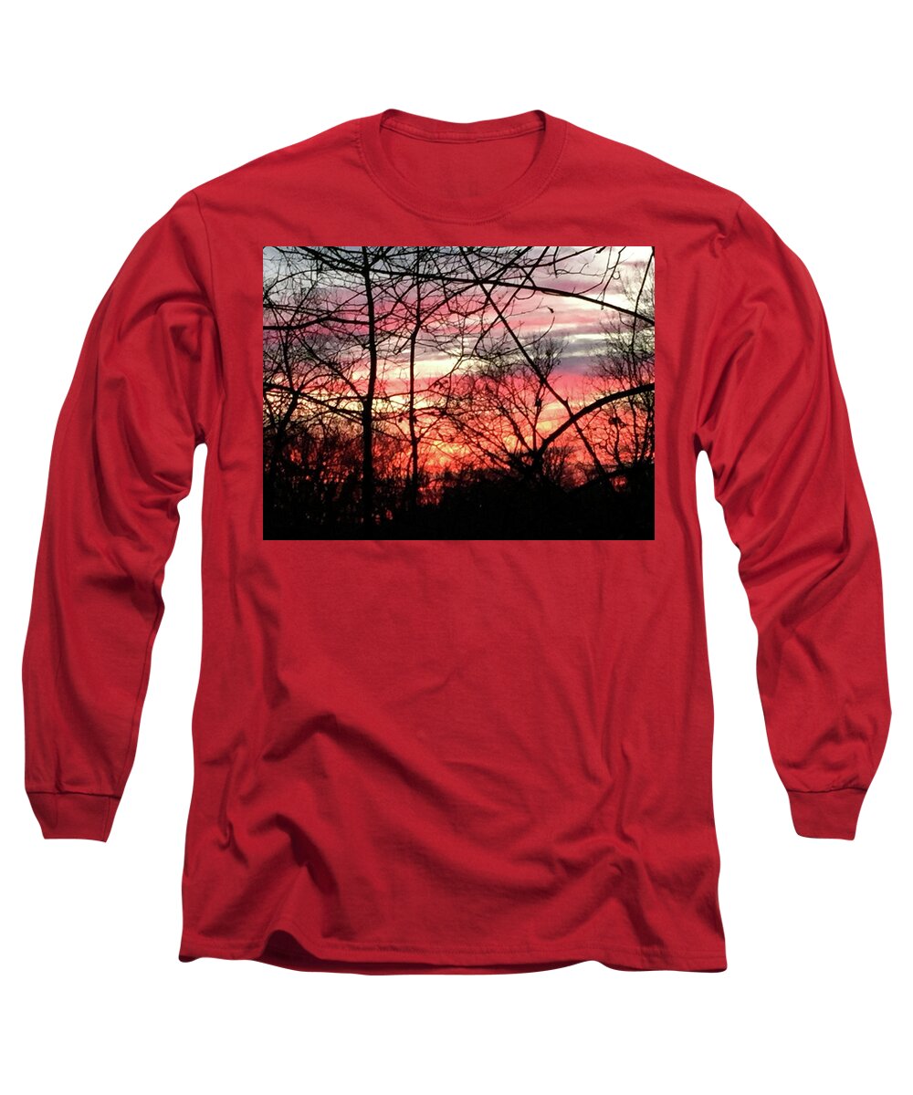 Sunset Through The Trees 2 - Long Sleeve T-Shirt