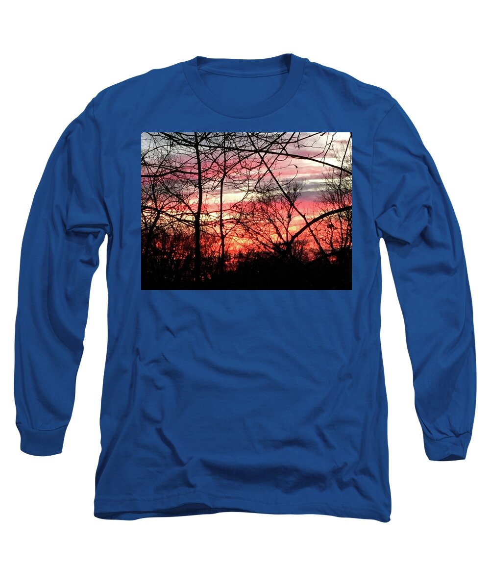 Sunset Through The Trees 2 - Long Sleeve T-Shirt