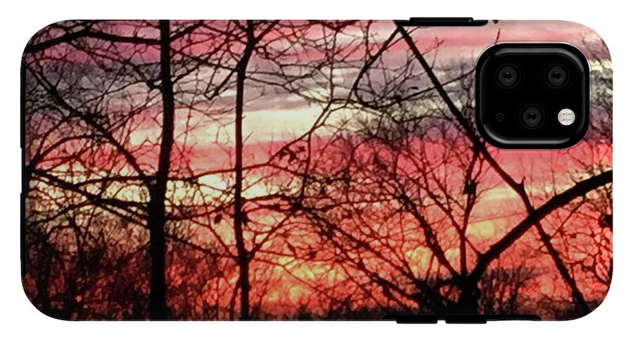 Sunset Through The Trees 2 - Phone Case