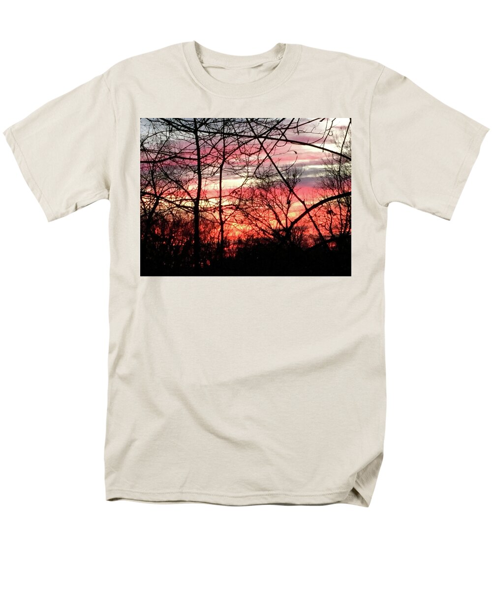 Sunset Through The Trees 2 - Men's T-Shirt  (Regular Fit)