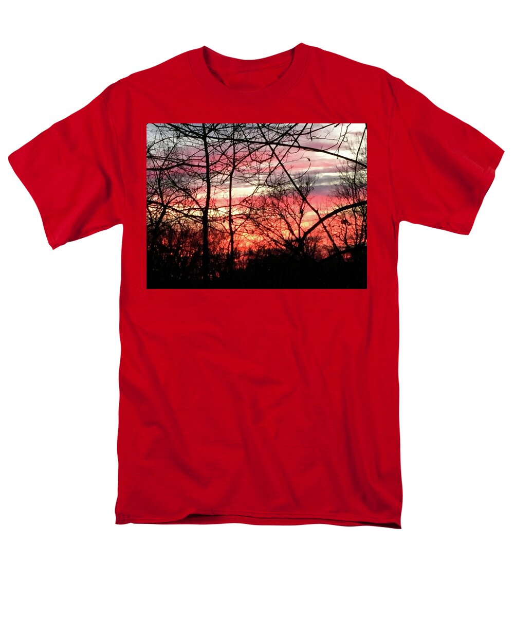 Sunset Through The Trees 2 - Men's T-Shirt  (Regular Fit)