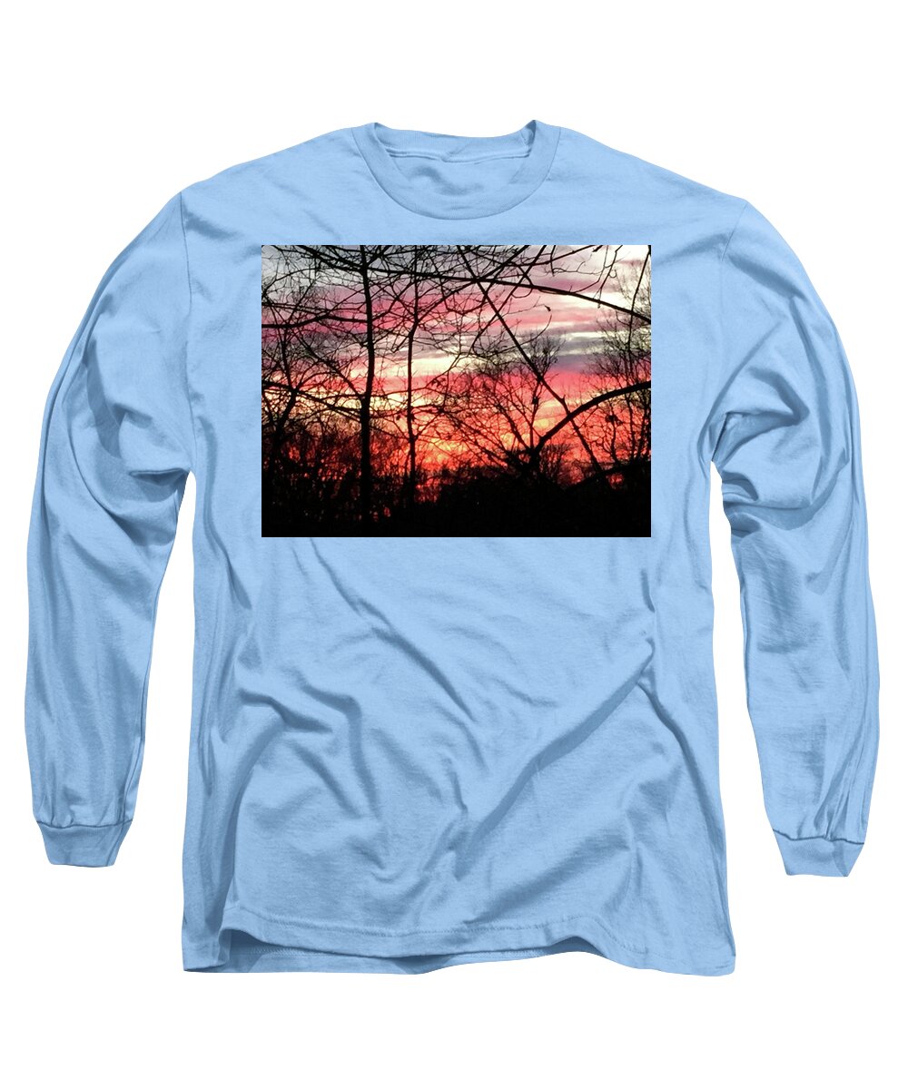 Sunset Through The Trees 2 - Long Sleeve T-Shirt