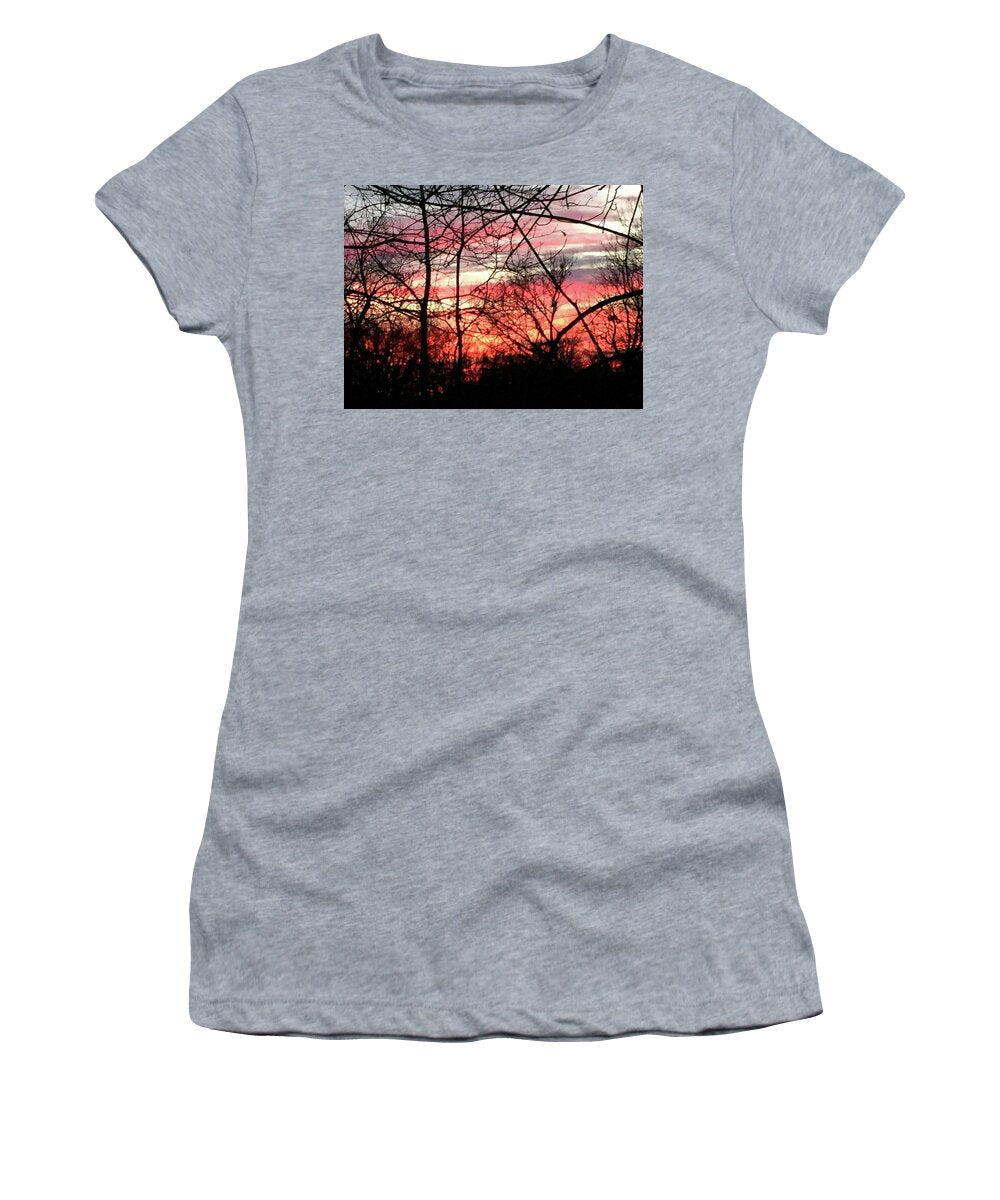 Sunset Through The Trees 2 - Women's T-Shirt