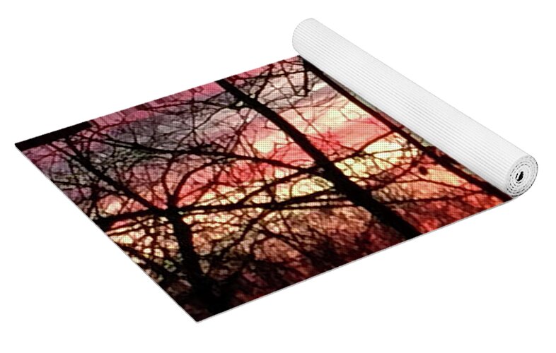 Sunset Through The Trees 2 - Yoga Mat