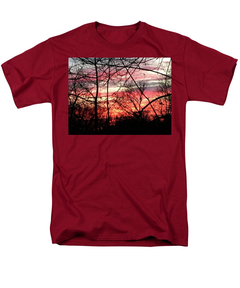 Sunset Through The Trees 2 - Men's T-Shirt  (Regular Fit)