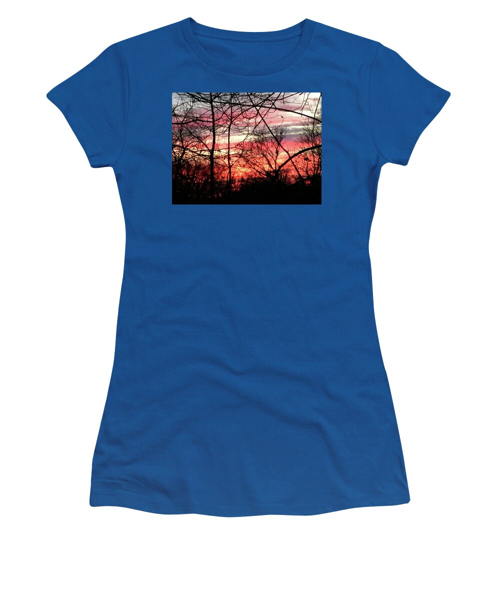 Sunset Through The Trees 2 - Women's T-Shirt