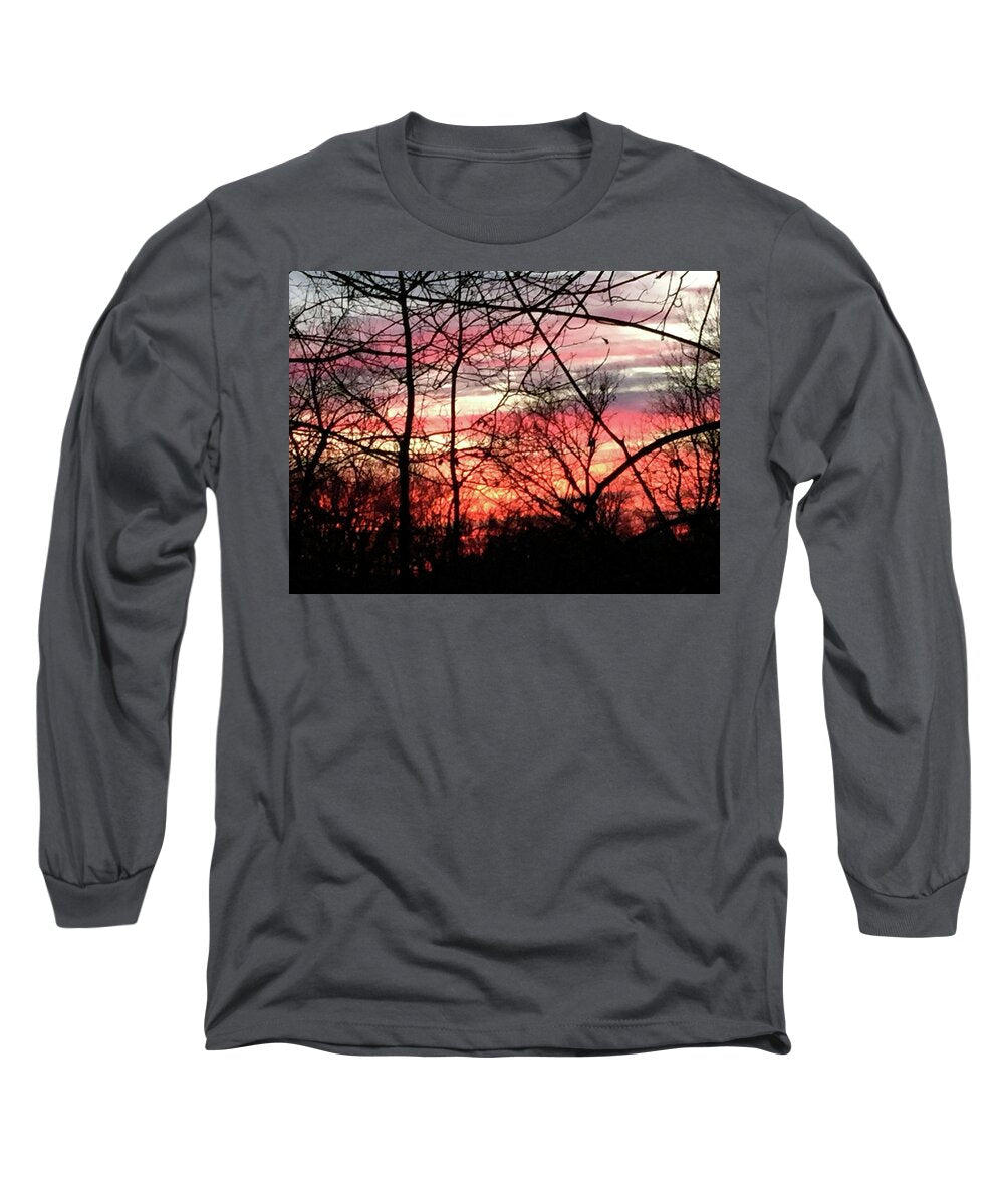 Sunset Through The Trees 2 - Long Sleeve T-Shirt