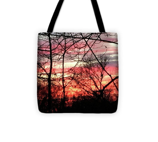 Sunset Through The Trees 2 - Tote Bag