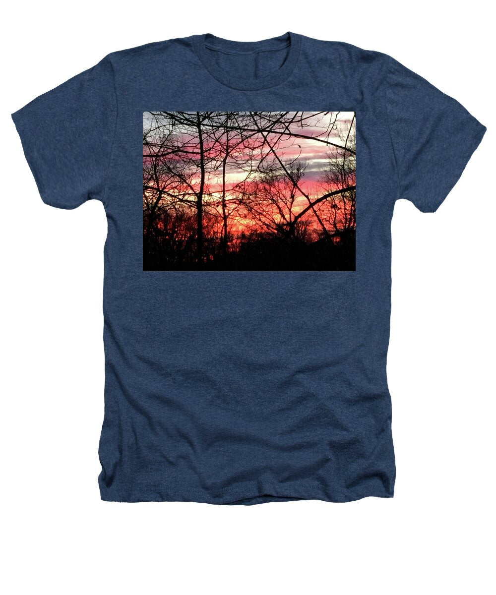 Sunset Through The Trees 2 - Heathers T-Shirt